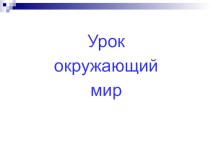 Урок окружающего мира Дорожные знаки план-конспект урока по окружающему миру (3 класс)