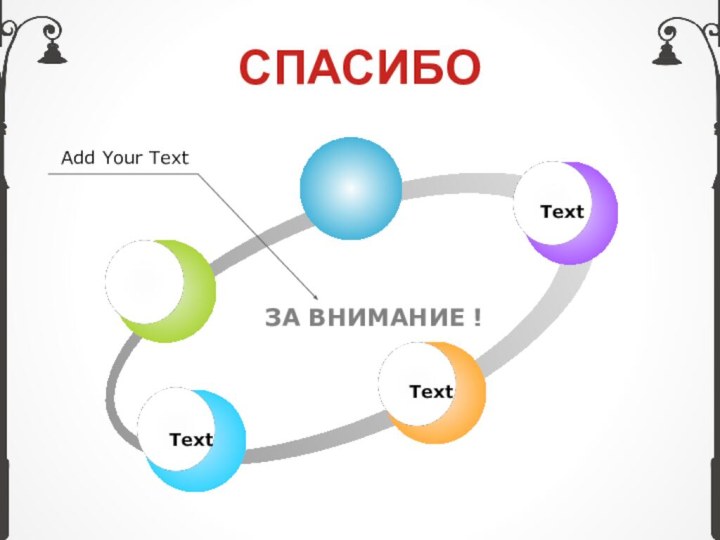 СПАСИБОЗА ВНИМАНИЕ !Add Your TextTextTextText