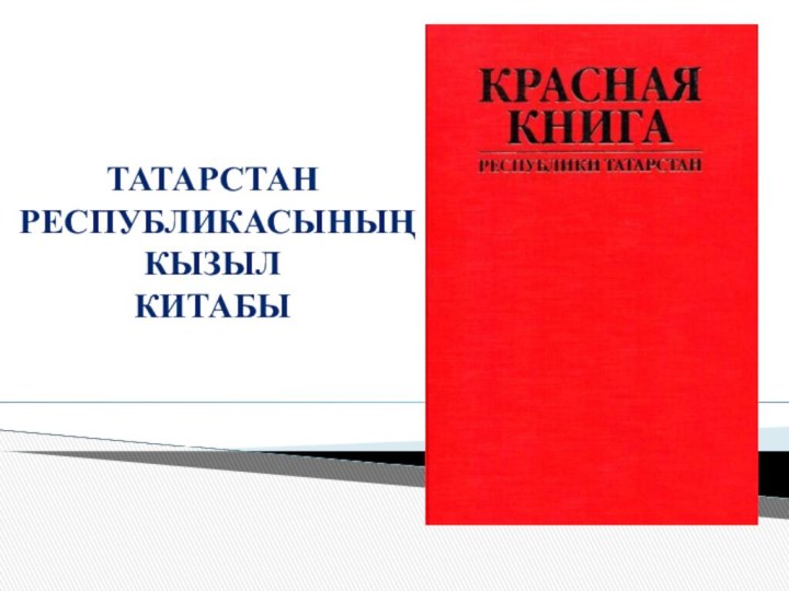 ТАТАРСТАН РЕСПУБЛИКАСЫНЫҢКЫЗЫЛ КИТАБЫ