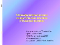 Презентация  Многофункциональное дидактическое пособие  Чудесная шляпа презентация к уроку (подготовительная группа) по теме