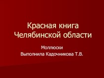 Красная книга Челябинской области. Моллюски презентация к уроку по окружающему миру (4 класс)