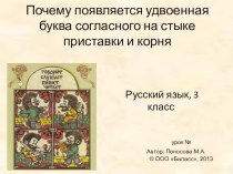 удвоенная согласная на стыке приставки и корня презентация к уроку по русскому языку (2 класс)