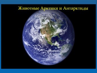 Презентация Антарктида и Арктика презентация к уроку по окружающему миру (старшая группа)