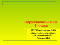 Когда жили динозавры презентация . Окружающий мир 1 класс ФГОС.к учебнику Плешакова, Школа России презентация к уроку по окружающему миру (1 класс)