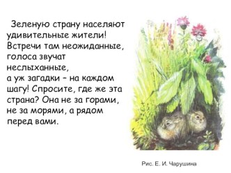 Е.И. Чарушин Кабан план-конспект урока по чтению (4 класс) Тема: Е.И. Чарушин. Кабан. 