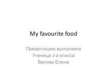 my favourite food1