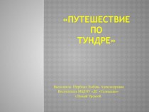 Веб-квест Растения тундры методическая разработка по окружающему миру (подготовительная группа)