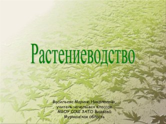 Растениеводство презентация к уроку по окружающему миру (3 класс)