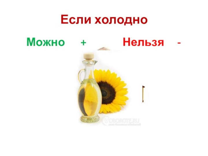 03Если холодноМожно   +Нельзя   -