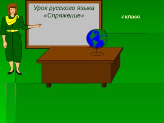 Урок русского языка в 4 классе по теме Спряжение глаголов методическая разработка (русский язык, 4 класс) по теме