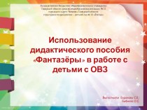 Дидактическое пособие Фантазёры в работе с детьми ОВЗ презентация к уроку по логопедии (старшая группа)