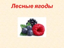 Презентация Лесные ягоды презентация к уроку по окружающему миру (1 класс)