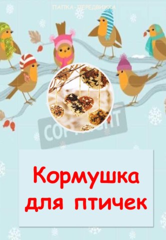 Папка передвижка Кормушка для птиц консультация