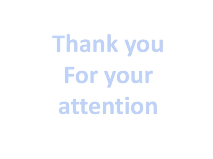 Thank you For yourattention