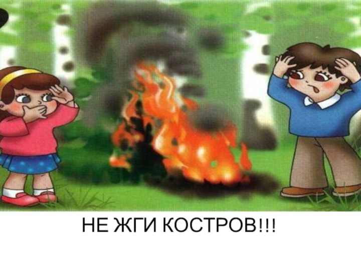 НЕ ЖГИ КОСТРОВ!!!