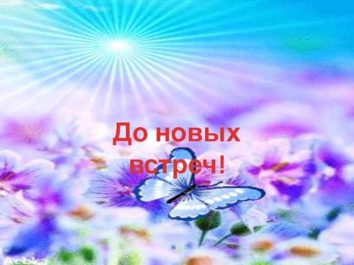 До новых встреч!