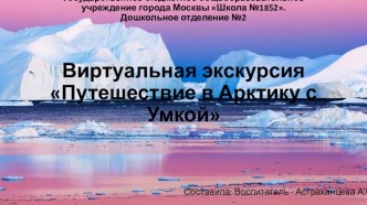 Виртуальная экскурсия Путешествие в Арктику с Умкой материал по окружающему миру (младшая группа)