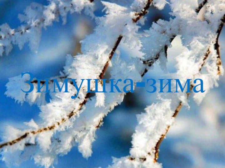 Зимушка-зима