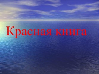 Красная книга видеоурок по развитию речи (средняя группа)