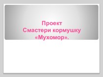 Проект по технологии смастери кормушку Мухомор. презентация к уроку по технологии (3 класс) по теме