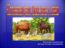 Презентация к НОД Домашние животные и их детёныши презентация к уроку по окружающему миру (средняя группа)