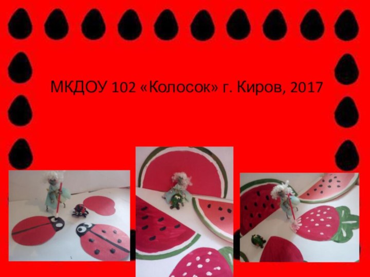 МКДОУ 102 «Колосок» г. Киров, 2017