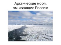 Арктические моря, омывающие Россию. презентация к уроку по окружающему миру (4 класс)