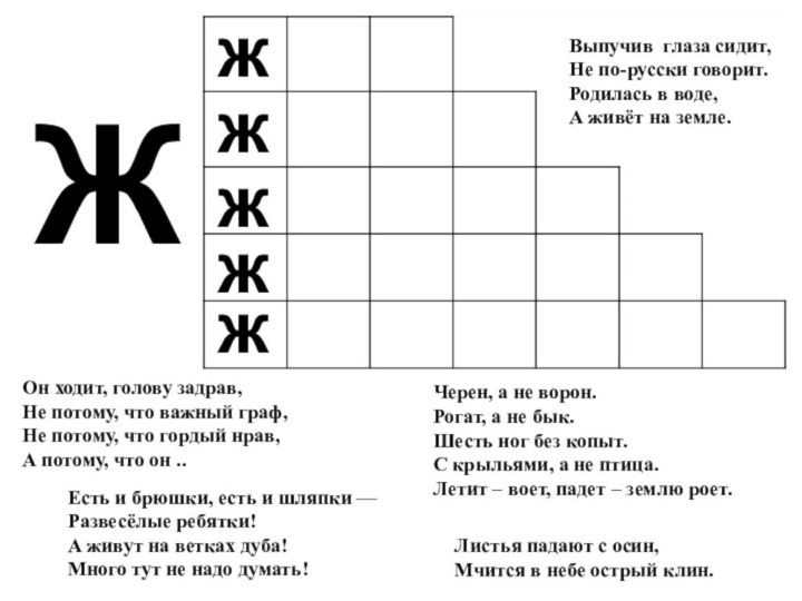 Он ходит, голову задрав, Не потому, что важный граф, Не потому, что гордый