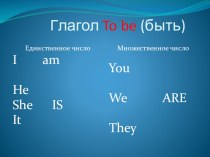 Презентация Глагол To Be презентация к уроку по иностранному языку (2, 3 класс)