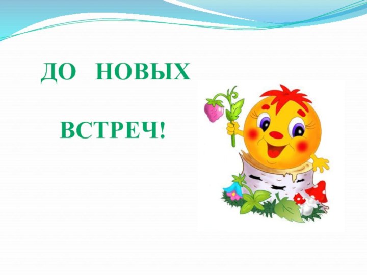 До  новых  встреч!