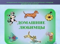 презентация Домашние животные презентация к уроку по окружающему миру (старшая группа)