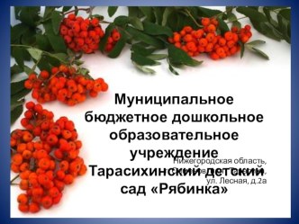 презентация Наш детский сад презентация