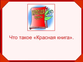 Конспект занятия-беседы для детей подготовительной группы Что такое Красная книга? план-конспект занятия по окружающему миру (подготовительная группа)