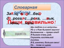 Урок русского языка Учимся писать сочетания ча-ща план-конспект урока по русскому языку (2 класс)