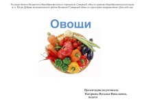 Электронно-методическое пособие для дошкольников Овощи презентация к занятию по развитию речи (младшая группа)