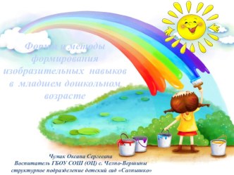 Формы и методы формирования изобразительных навыков в младшем дошкольном возрасте презентация к уроку (средняя группа)