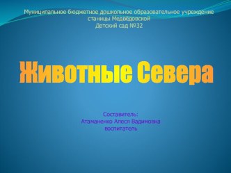 животные севера презентация к уроку по окружающему миру (подготовительная группа)