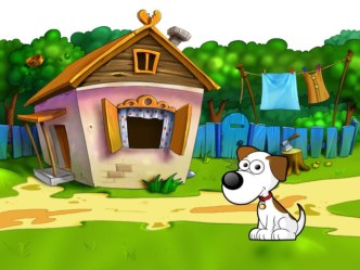 Будка для собачки (в средней группе). презентация к уроку по конструированию, ручному труду (средняя группа)