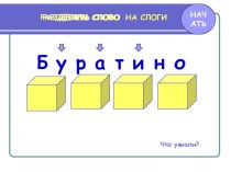 Делим слова на слоги для переноса презентация к уроку по русскому языку (1 класс)