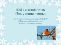 Презентация Зимующие птицы презентация к уроку по окружающему миру (старшая группа)