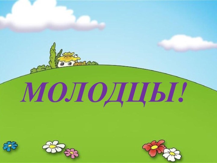 МОЛОДЦЫ!