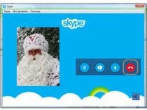 Разговор по скайпу с Дедом Морозом