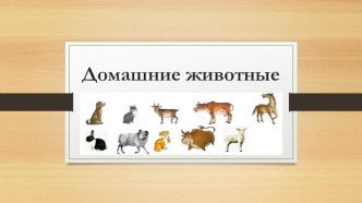 Презентация Домашние животные презентация к уроку по аппликации, лепке (средняя группа) В презентации представлены загадки о домашних животных и способ лепки кота (средняя группа).