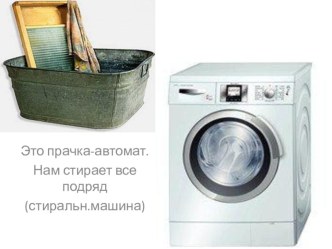 Презентация  Бытовая техника нашего времени и в старину. презентация к уроку (старшая группа)