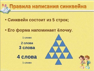 Применение синквейна на разных уроках презентация к уроку