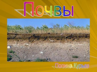 Почва презентация к уроку по окружающему миру (3 класс) по теме