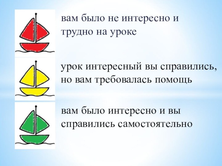 вам было не интересно и трудно на урокеурок интересный вы справились, но