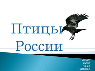 Презентация Птицы России презентация к уроку по окружающему миру (2 класс) по теме