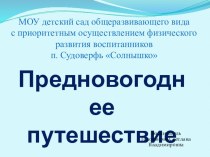 Презентация Предновогоднее путешествие презентация