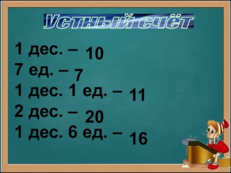 Презентация для урока математики во 2 классе. Числа 11 - 13. Закрепление презентация к уроку по математике (2 класс)